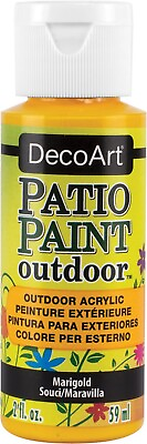 #ad DecoArt Patio Paint 2oz Marigold $8.32