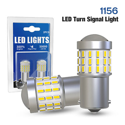 #ad 7506 White LED Bulb Turn Signal Lights Backup Reverse BA15S 1156 7506 1003 1141 $16.99