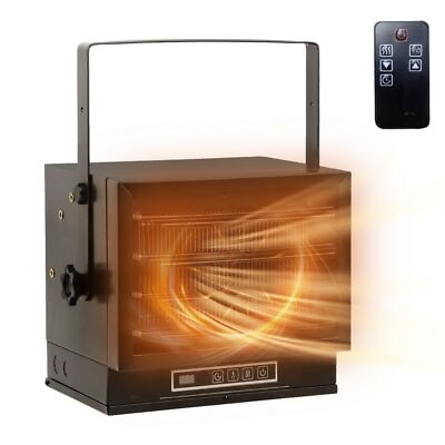#ad 8500W Forced Air Electric Garage Heater Adjustable Thermostat Warmer w 3 Modes $229.99