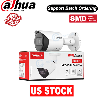#ad Genuine Dahua 4MP 8MP Starlight Smart Home IP Camera POE SMD IP67 MIC Bullet $75.05