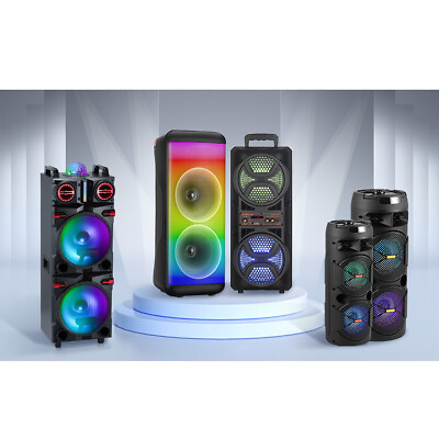 #ad 9000W Large Party Bluetooth Speaker Heavy Bass Stereo Sound Indoor Outdoor Lot $42.99