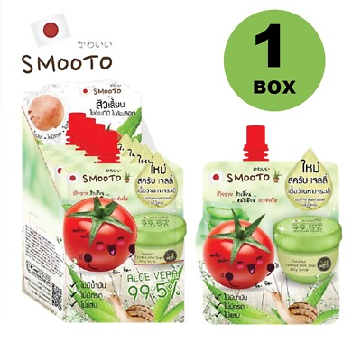 #ad 1x Smooto Tomato Face Skin Aloe Snail Jelly Scrub Healthy Radiant Dark Spots $38.68