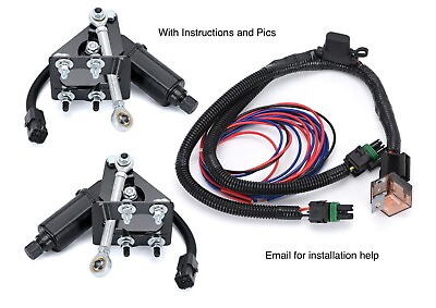 #ad Electric Headlight Motor Conversion Kit for C3 Corvette 68 82 WITH INSTRUCTIONS $169.00