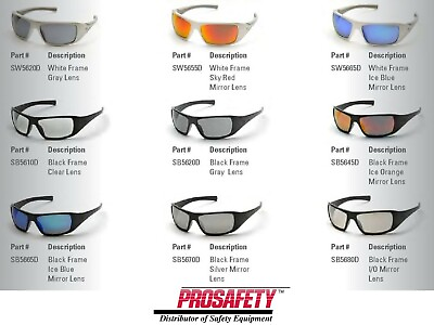 #ad GOLIATH ANSI UV Z87 Protective Safety Glasses Sport Work Eyewear Sunglasses $9.55