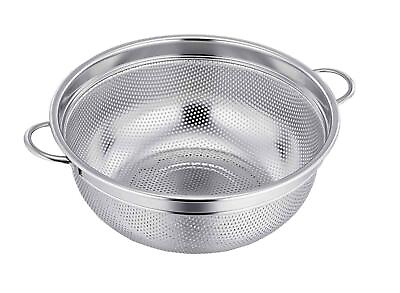 #ad Stainless Steel Micro Perforated Dishwasher Safe Compact Colander Food Strainer $17.53