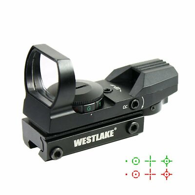 #ad Tactical Holographic Reflex Red Green Dot Sight 4 Reticle 11mm Dovetail Mount $21.55