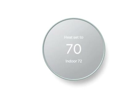 #ad Google Nest G4CVZ GA02083 US Smart Programmable Wifi Thermostat Fog New Open Box $59.99