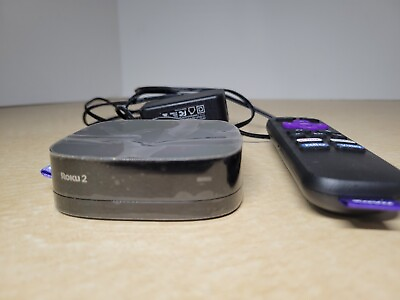 #ad Roku 2 XD 2nd Generation Media Streamer 3050X Black With Remote And Charger $10.00
