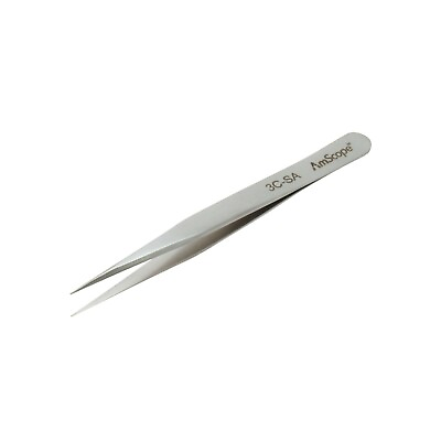 AmScope High Precision 4 1 4 in. Straight Fine Point Tweezers FREE Ship $9.99