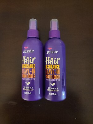 #ad 2 Pack Aussie Hair Insurance Leave In Conditioner 8fl.oz. 236ml $13.59