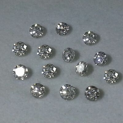 #ad 15 PIECE#x27;S OF 0.04 CT NATURAL LOOSE DIAMOND G H COLOR SI CLARITY 0.60 TCW SS75 $294.00