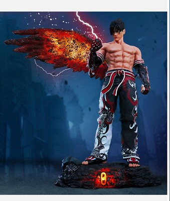 #ad Tekken 8 Premium Collector#x27;s Edition Electrified Devil Jin Statue amp; Box ONLY $144.99