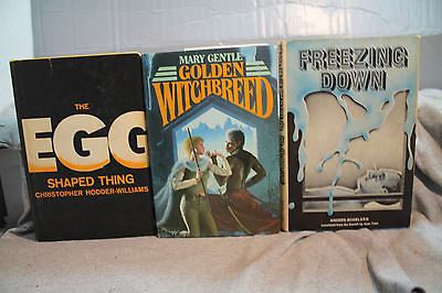 #ad lot vtg old Sci Fi GOLDEN WITCHBREED FREEZING DOWN THE EGG SHAPED THING fantasy $17.00