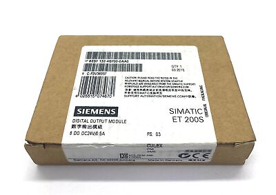 #ad New Siemens 6ES7 132 4BF00 0AA0 6ES7132 4BF00 0AA0 Electronics module for ET200S $39.04