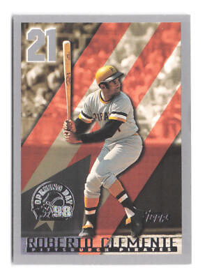 #ad 1998 Topps Opening Day Roberto Clemente 21 Pittsburgh Pirates $1.95