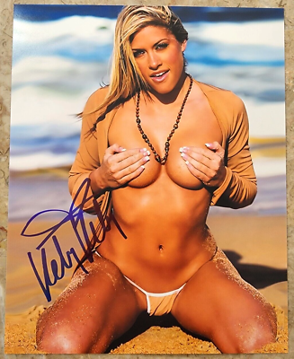 #ad Kelly Kelly Barbie Blank SIGNED Photo 8x10 Diva Autograph WWE WWF Model $29.99