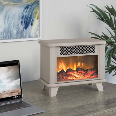 Electric Fireplace Personal Floor Standing Space Heater Indoor Home Living Room $36.85