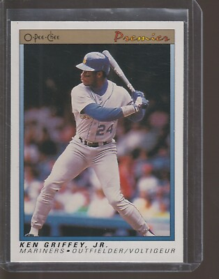 #ad 1991 Ken Griffey Jr. O Pee Chee Baseball Premier #56 Mariners $2.15