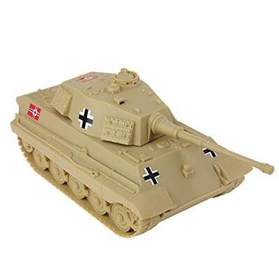 #ad BMC WW2 German King Tiger Tank Tan 1:32 Vehicle for Plastic Army Men $24.61