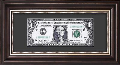 #ad Paper Money Holder Dollar Bill Display Currency Frame Easel Stand amp; Wall Hanger $23.47
