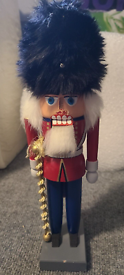 #ad British Drum Major Wood Christmas Nutcracker No Proof Of Who Made It $39.99