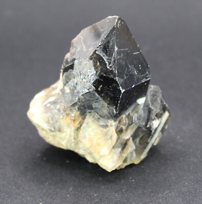 #ad Smoky Quartz Black Matrix Crystal Point Rock Raw Gem Mineral 87.0g $35.00