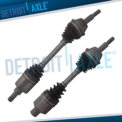 2pc Front CV Axle for1996 2007 Ford Taurus Mercury Sable 17 Bolts On Trans Pan $108.97