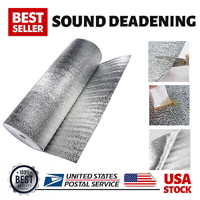 #ad 21.5Sqft Car Restorer Sound Deadener Heat Shield Insulation Noise Reducing Mat $18.09