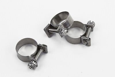 #ad Stainless Steel Mini Fuel Clamps Hose Clip T Bolt 7mm to 34mm Sizes W4 T304 GBP 2.75