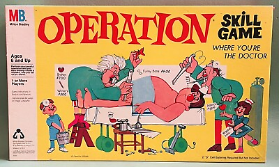 #ad 1965 Operation Game by Milton Bradley Complete and Working in Very Good Cond $32.99