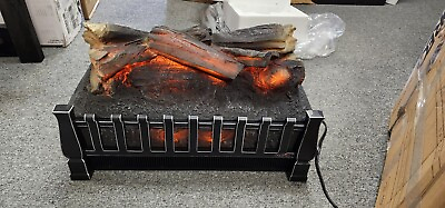 #ad Duraflame Electric Fireplace Log Set Heater Realistic Ember Antique Bronze New $71.99