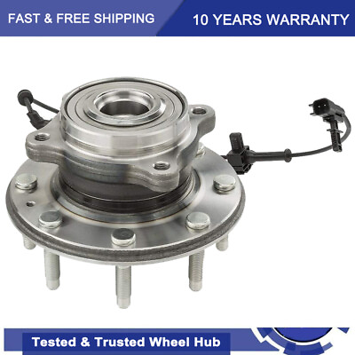 #ad 4WD Front Wheel Bearing and Hub Assembly for 2011 2019 Silverado Sierra 2500HD $93.27