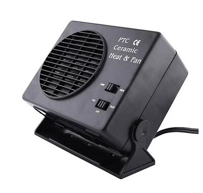 #ad DC 12V Switch Ceramic Car Fan Heater Heating Warmer Defroster Demister 300W 150W $41.39