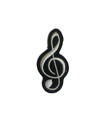 #ad Music Note Embroidered Patch sew on iron embroidered Badges for clothes amp; crafts GBP 2.79