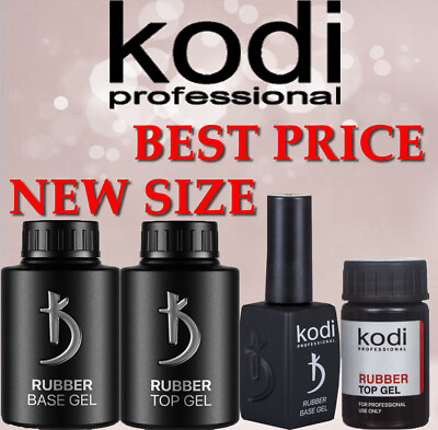 #ad Kodi Rubber Base Top Matte 7 1214 30 35ml. Primer 10ml No Sticky Gel LED UV $19.36