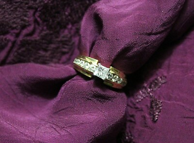 #ad 0.99 Carat Princess Diamond Engagement Ring $639.99