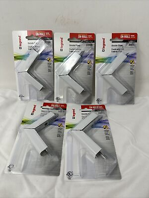 #ad Legrand Wiremold 700 Series BWH8 Raceway Outside Elbow White 5 pack $13.49