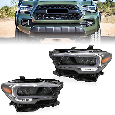 #ad 1 Pair of LED Headlights Full LED DRL For 2020 2023 Toyota Tacoma 8111004300 $484.49