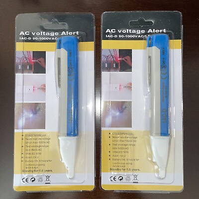 #ad Voltage Tester Volt Detector Test Pen AC Non Contact Sensor 90 1000V 2 PACK $10.95