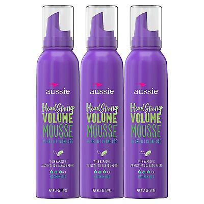 #ad Aussie Mousse with amp; Kakadu Plum Headstrong Volume For Fine Hair $21.95