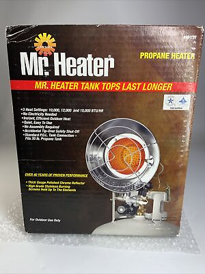 #ad Mr. Heater 14000 BTU Tank Top Propane Heater Single Burner MH15T F242100 NEW $67.99
