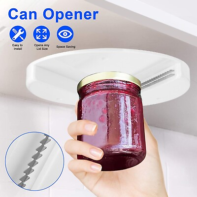 #ad Jar Opener Weak Single Hand Under Cabinet Counter Lid Opening Bottle Cap Remover $7.95