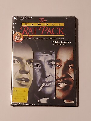 #ad Brand New Triple Feature THE FAMOUS RAT PACK Dean Martin RARE SEALED $3.74