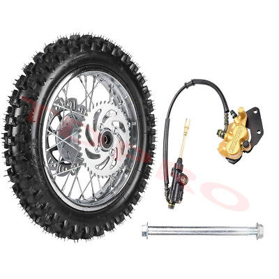 #ad 12quot; Rear Back Wheel 80 100 12 Tyre Rim Disc Brake Dirt Bike KLX110 CRF70 SSR 125 AU $169.99