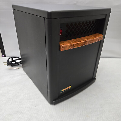 #ad EdenPURE Model 500 Infrared Quartz Space Heater 750W Black Tested Working $79.95