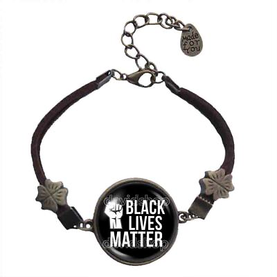#ad Black Lives Matter Bracelet Pendant Fashion Jewelry Charm Cosplay cute $20.00