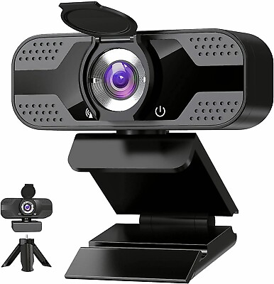 1080P Full HD USB Webcam for PC Desktop amp; Laptop Web Camera with Microphone FHD $18.95