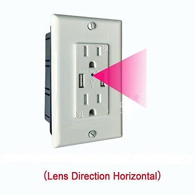 Wifi IP 1080p HD Home Security Nanny Camera in AC Wall Socket Outlet with USB $143.33