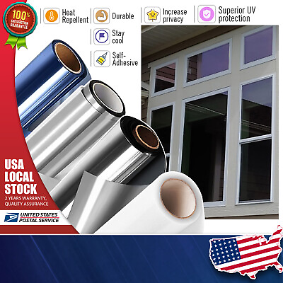#ad Frosted Glass Film Static Cling Office Bedroom Bathroom Home Window Tint $11.99