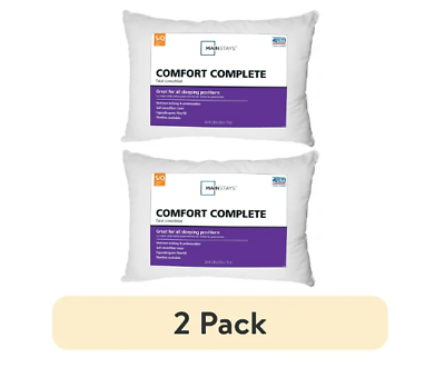 #ad Mainstays Comfort Complete Bed Pillow Standard Queen 2 count Best Pillow $11.18